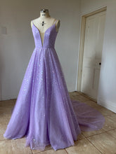 Load image into Gallery viewer, Lilac Galaxy Tulle Dress