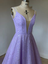 Load image into Gallery viewer, Lilac Galaxy Tulle Dress