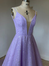 Load image into Gallery viewer, Lilac Galaxy Tulle Dress - DRESS RENTAL
