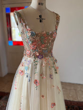 Load image into Gallery viewer, Whimsical Floral Lace Wedding Gown - CUSTOM MADE