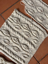 Load image into Gallery viewer, Hand Knit Leaf & Cable Wool Cardigan