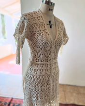 Load image into Gallery viewer, Hand Made Crochet bohemian/beach Wedding Dress