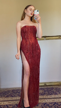 Load image into Gallery viewer, Beaded Couture Gown - DRESS RENTAL