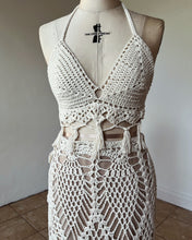 Load image into Gallery viewer, Crochet Bohemian/Beach Wedding Gown