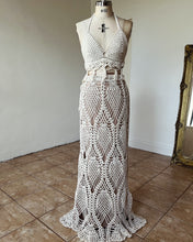 Load image into Gallery viewer, Crochet Bohemian/Beach Wedding Gown