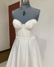 Load image into Gallery viewer, Satin Bustier Gown
