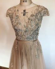 Load image into Gallery viewer, Beige and light gold gown