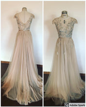 Load image into Gallery viewer, Beige and light gold gown