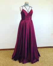 Load image into Gallery viewer, Satin Bustier Gown