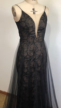 Load image into Gallery viewer, Abstract sequins and Glitter Gown