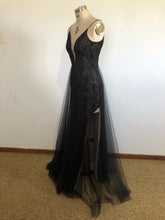 Load image into Gallery viewer, Abstract sequins and Glitter Gown
