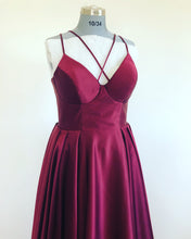 Load image into Gallery viewer, Satin Bustier Gown