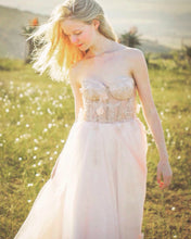 Load image into Gallery viewer, Blush Pink Wedding/Evening Dress with 3D Lace