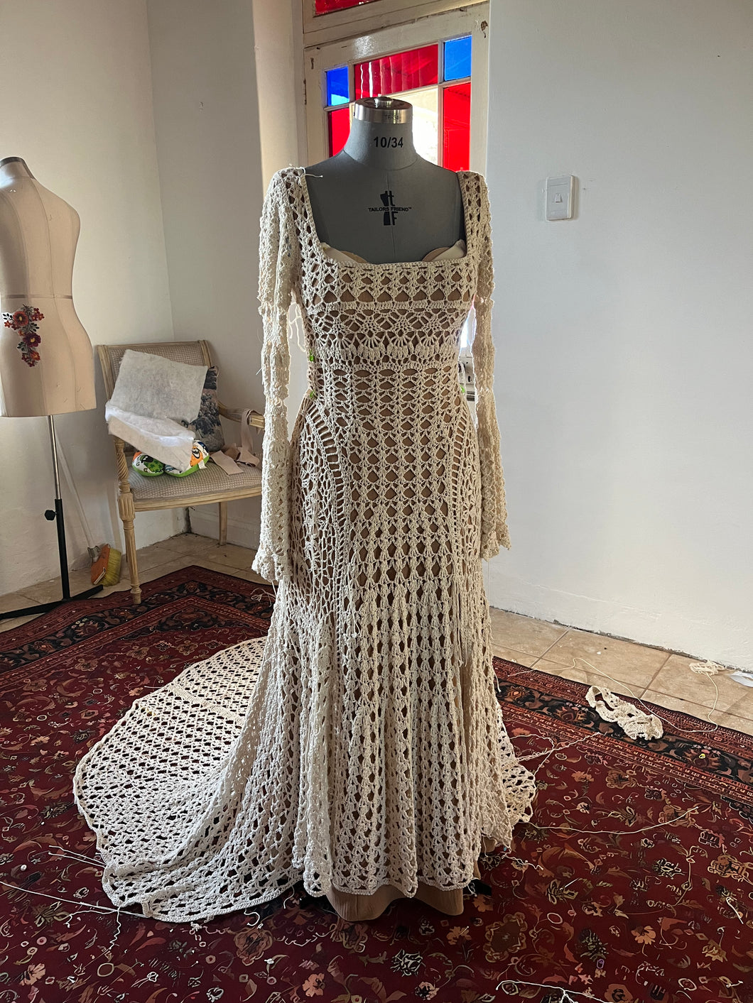 Custom made Crochet Wedding Dresses KF COUTURE BOUTIQUE Custom made Crochet Wedding Dresses KF COUTURE BOUTIQUE
