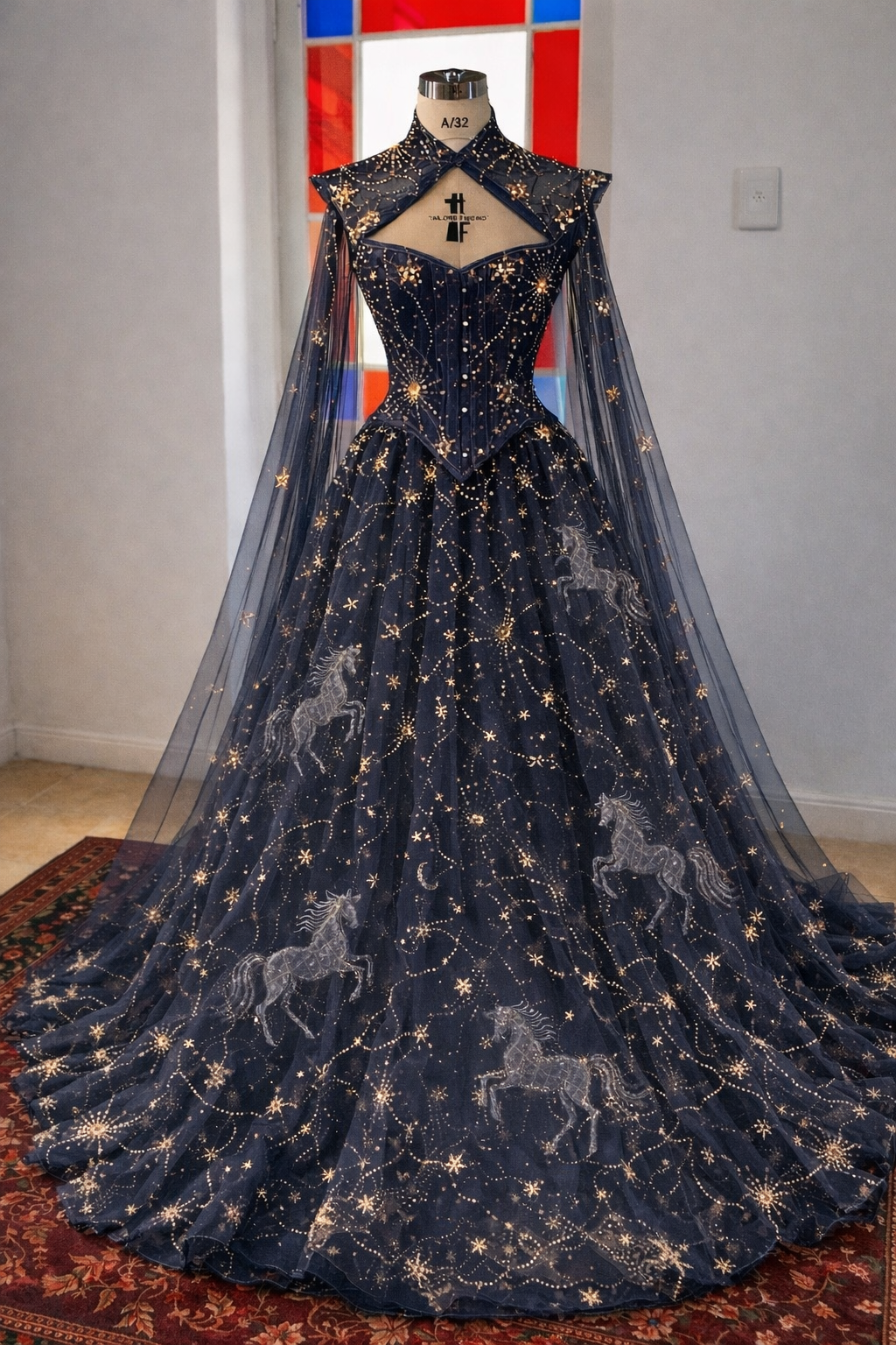Ethereal Unicorn Celestial gown  KF COUTURE BOUTIQUE