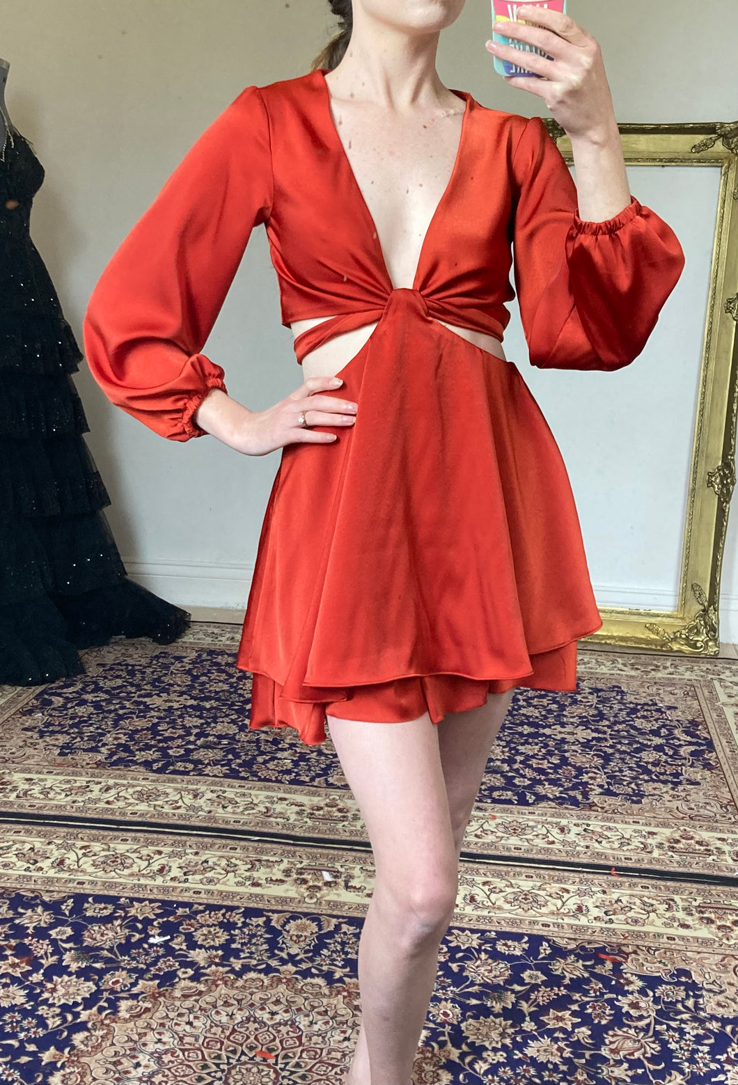 Satin play suit