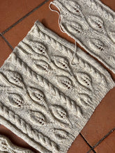 Load image into Gallery viewer, Hand Knit Leaf &amp; Cable Wool Cardigan
