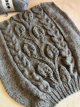 Load image into Gallery viewer, Hand Knit Leaf &amp; Cable Wool Cardigan
