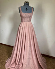 Load image into Gallery viewer, Dusty Pink Stardust Dress - DRESS RENTAL
