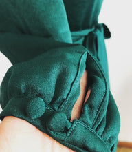Load image into Gallery viewer, Bridesmaids Satin Wrap Dresses
