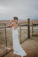 Load image into Gallery viewer, Ivory Fit and Flare Wedding Gown
