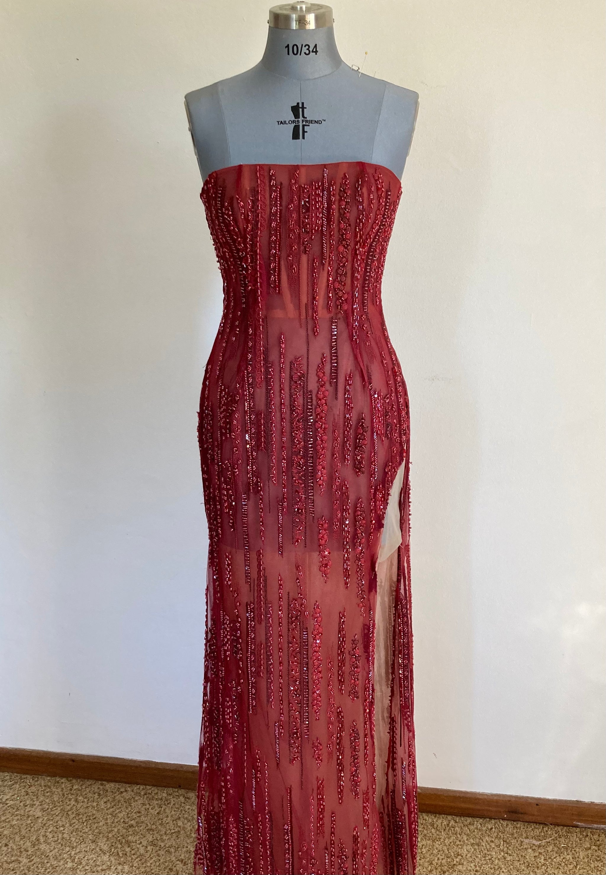 Beaded Couture Gown – KF COUTURE BOUTIQUE